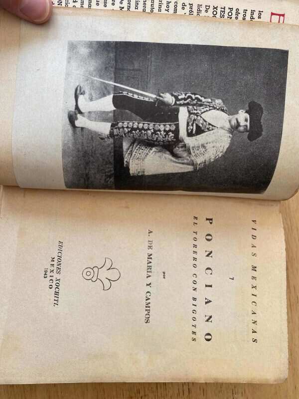 Ponciano, El Torero Con Bigotes - De Maria Y Campos (X2) - Image 2