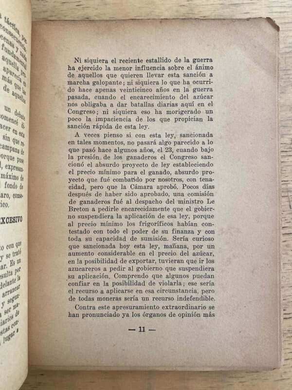 Azucar Y Carne. Dos Discursos Parlamentarios - Repetto (k6) - Image 3