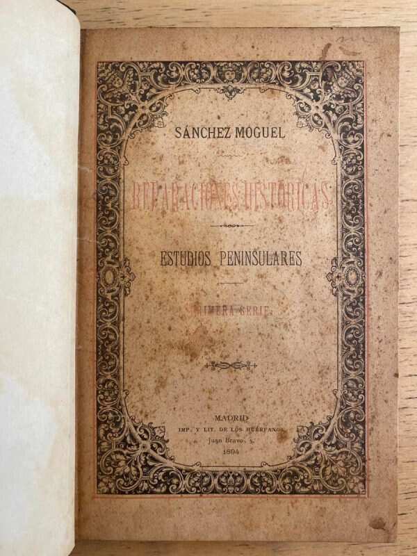 Reparaciones Historicas Estudios Penins- Sanchez Moguel (k2)