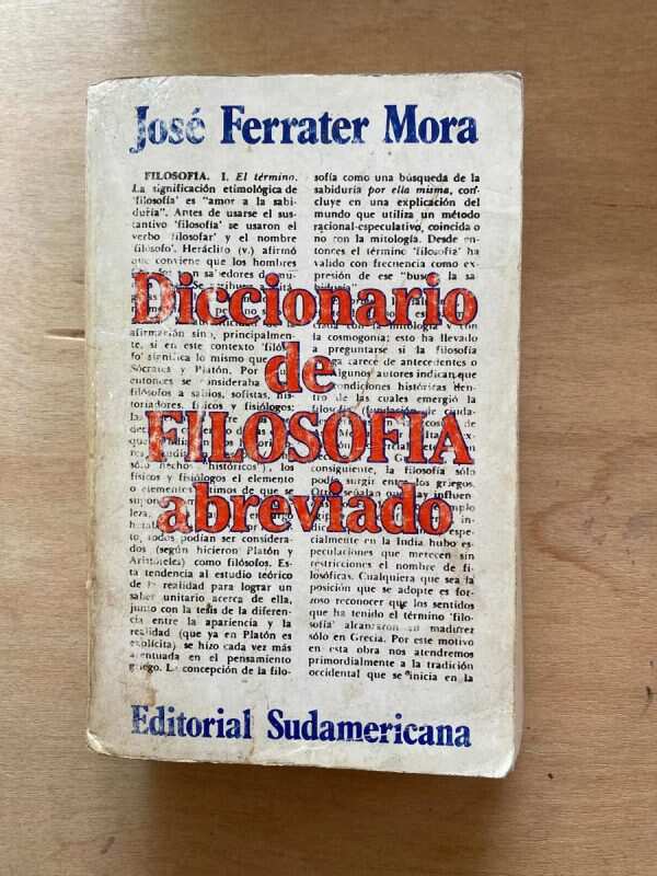 Diccionario De Filosofia Abreviado - Ferrater Mora(z1)