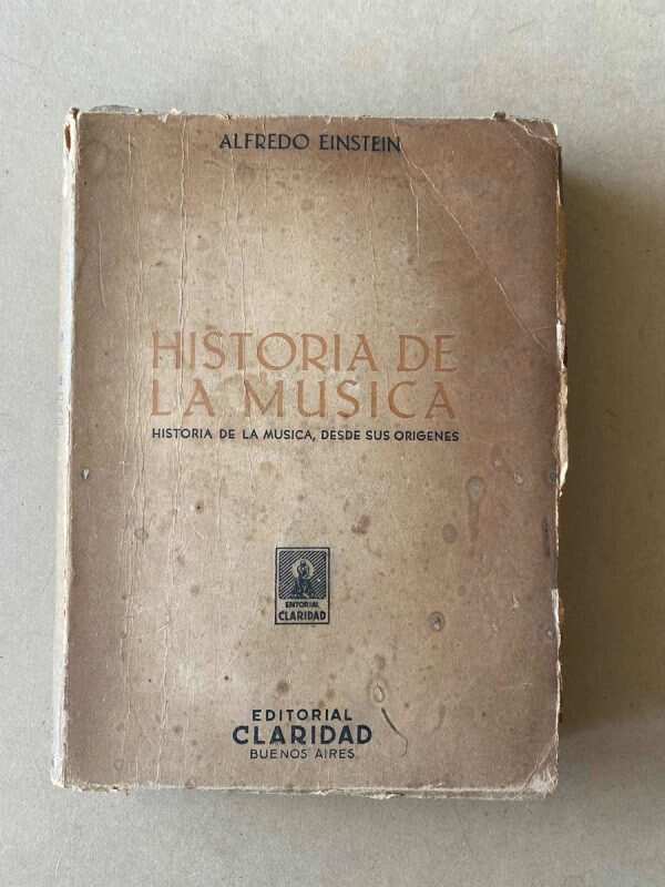 Historia De La Musica- Einstein, Alfredo (D7)