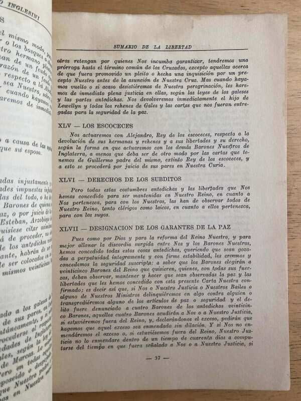 Sumario De La Libertad Derechos Humanos E Indep- Ibarra (k2) - Image 3