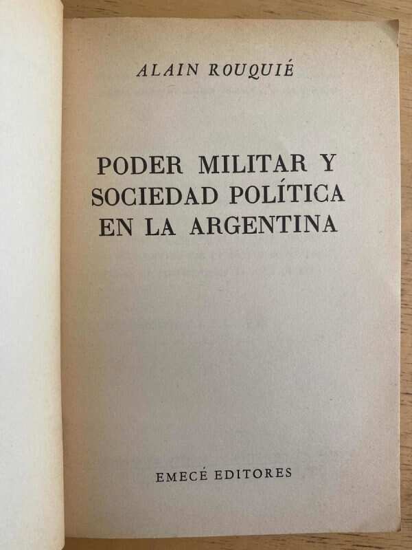 Poder Militar Y Sociedad Politica En La Argent- Rouquie (h1) - Image 2