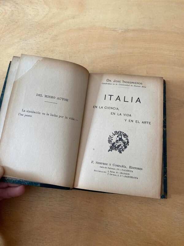 Italia En La Ciencia En La Vida Y En El Arte- Ingenieros (g1 - Image 2