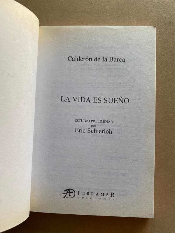La Vida Es Sueño - Calderon De La Barca (D6) - Image 2