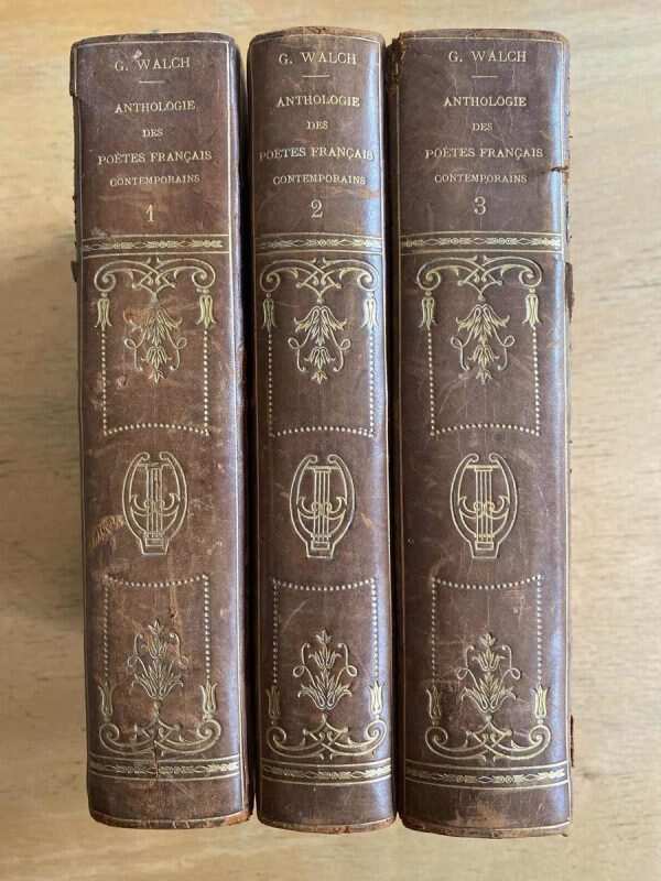 Anthologie Des Ñoetes Francais Contemporains- Walch, G. (a7)