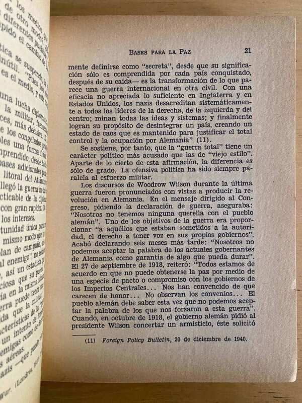 Bases Para La Paz - Wriston, Henry (j3) - Image 3