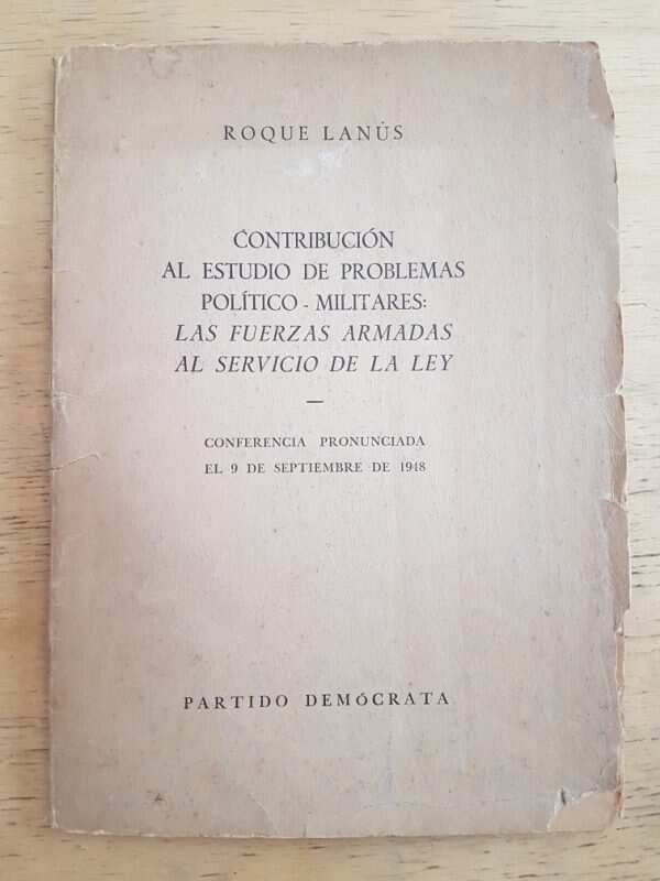 Contribucion Al Estud Problemas Politico Militar- Lanus (k3)