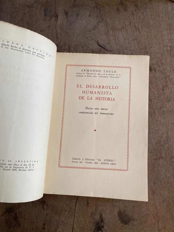 El Desarrollo Humanista De La Historia - Tagle, Armando (A4) - Image 2