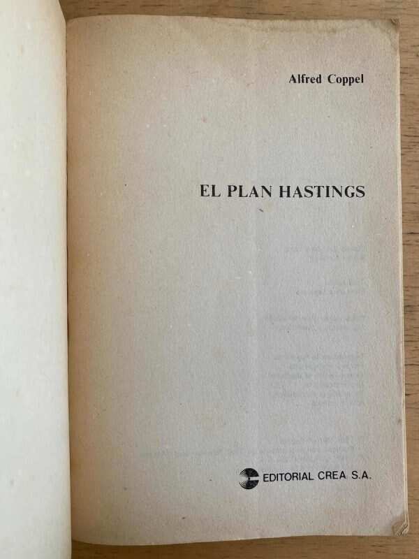 El Plan Hastings - Coppel, Alfred (k3) - Image 2