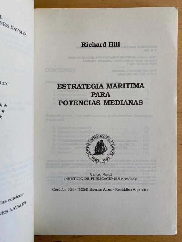 Estrategia Maritima Para Potencias Medianas- Hill, J.r. (j3) - Image 2