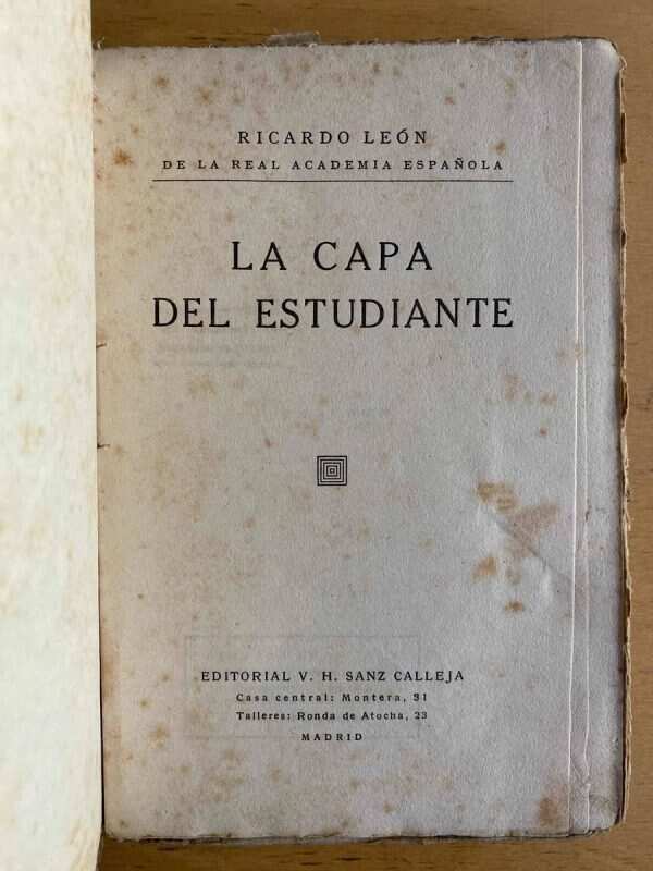 La Capa Del Leon - Leon, Ricardo (aa3) - Image 2