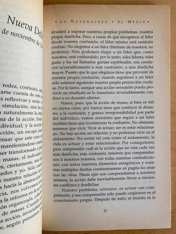 La Naturaleza Y El Medio - Krishnamurti (j5) - Image 3