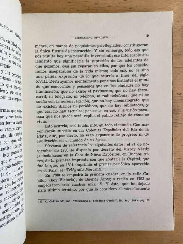 Bernardino Rivadavia. Nociones Sobre Su Vida- Monsalve (g2) - Image 3