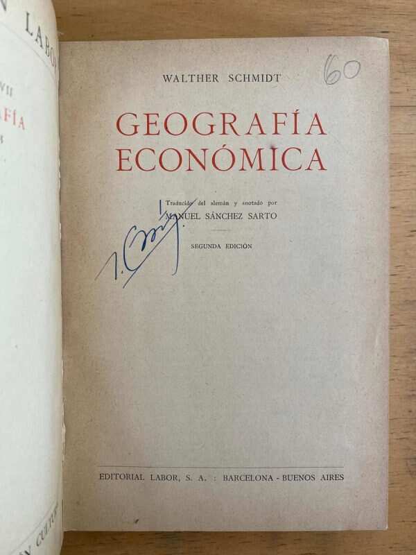 Geografia Economica - Schmidt, Walther (k6) - Image 2