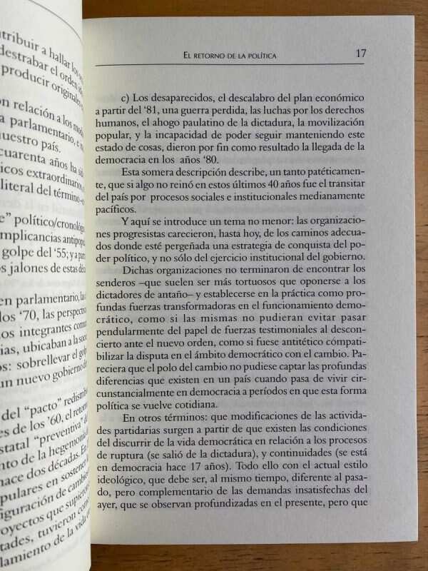 El Retorno De La Politica La Confrontacion Ideol- Verdi (k3) - Image 3