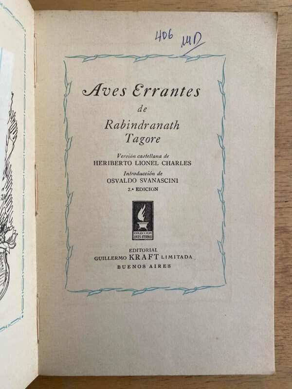 Aves Errantes - Tagore, Rabindranath (g1) - Image 2