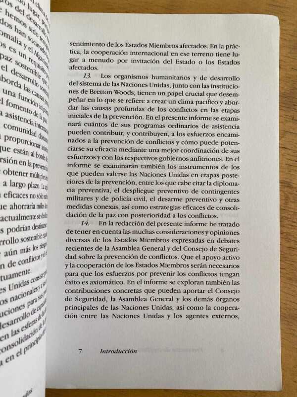 Prevencion De Conflictos Armados. Informe Del S- Annan (h3) - Image 2