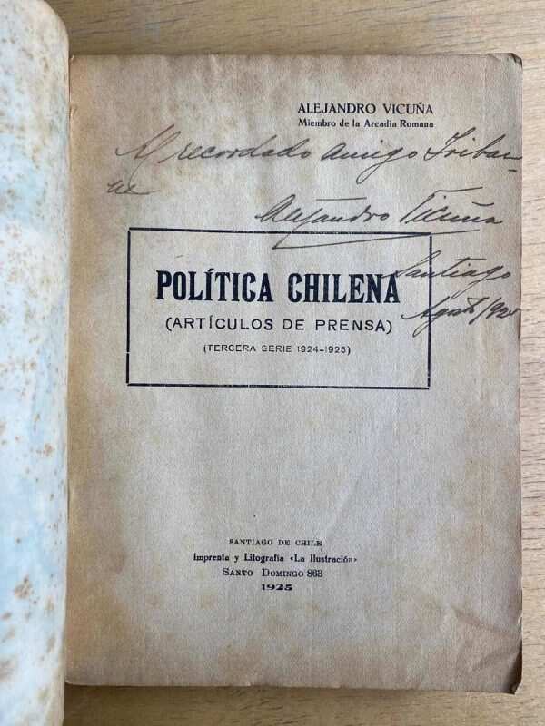 Politica Chilena (articulos De Prensa) - Vicuña (G3) - Image 2
