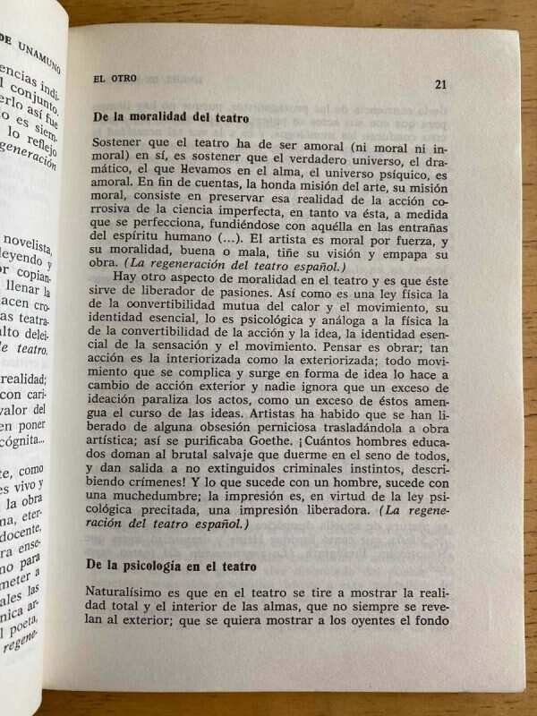 El Otro - De Unamuno, Miguel (k3) - Image 3