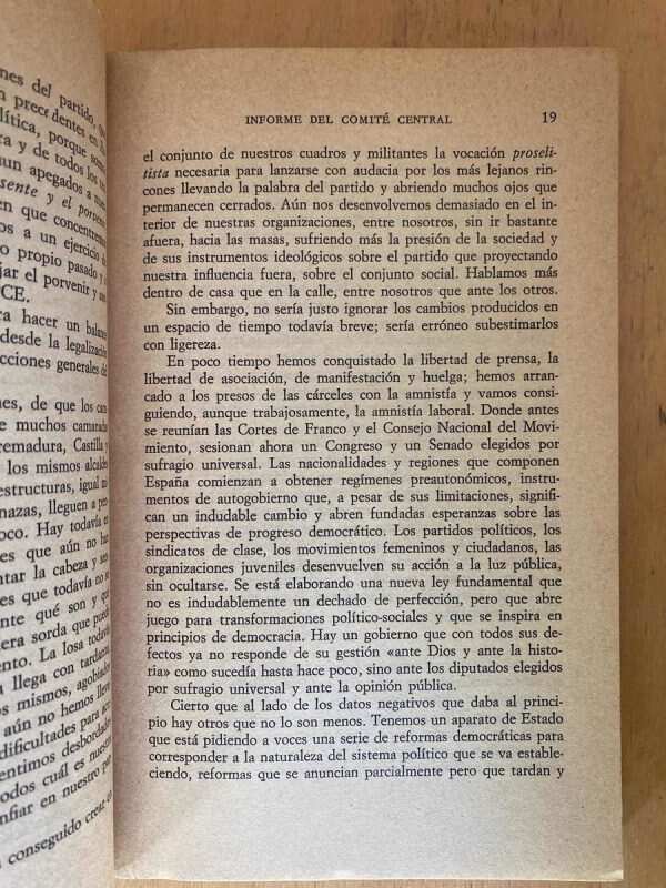 Noveno Congreso Del Partido Comunista De España 1978 (d2) - Image 2