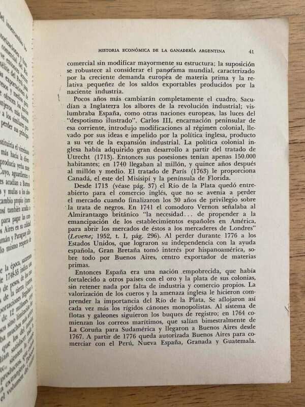 Historia Economica De La Ganaderia Argentina - Giberti (k6) - Image 3