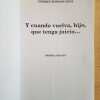 Y Cuando Vuelva, Hijo, Que Tenga Juicio - Dick, Enrique (k3) - Image 2