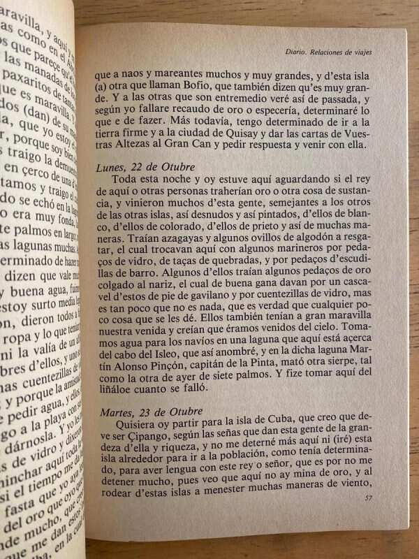Diario. Relaciones De Viajes - Colon, Cristobal (j1) - Image 3