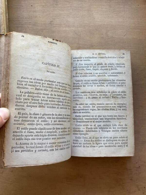 Elementos De Retorica Y Poetica Al Alcanc- Sans Y Rives (w5) - Image 3