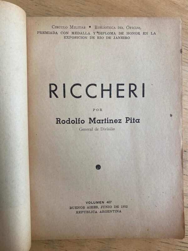 Riccheri - Martinez Pita, Rodolfo (k4) - Image 2