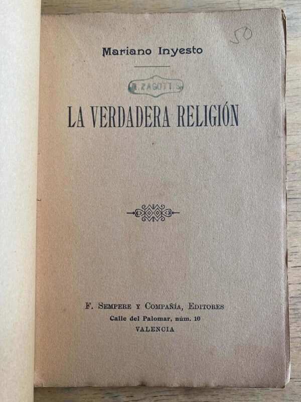 La Verdadera Religion - Inyesto, Mariano (h3) - Image 2