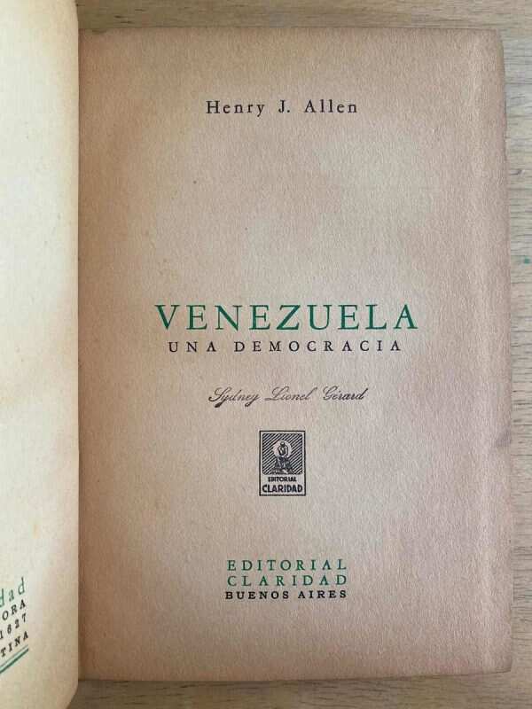 Venezuela Una Democracia - Allen, Henry (j2)