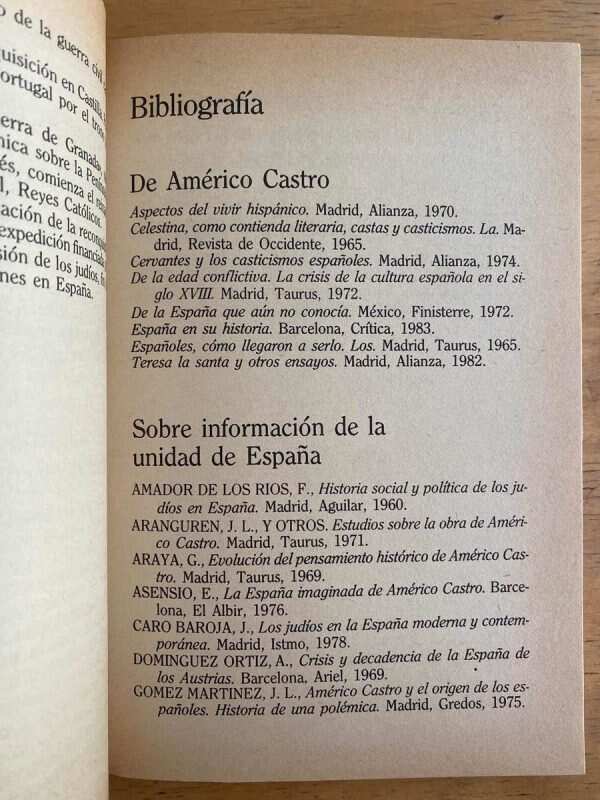 Sobre El Nombre Y El Quien De Los Españoles - Castro (j1) - Image 3