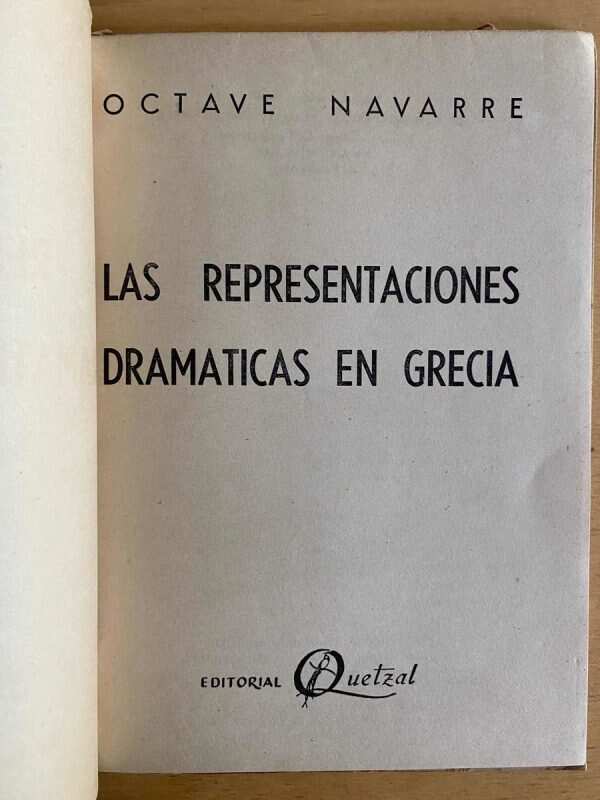 Las Representaciones Dramaticas En Grecia - Navarre (j3) - Image 2