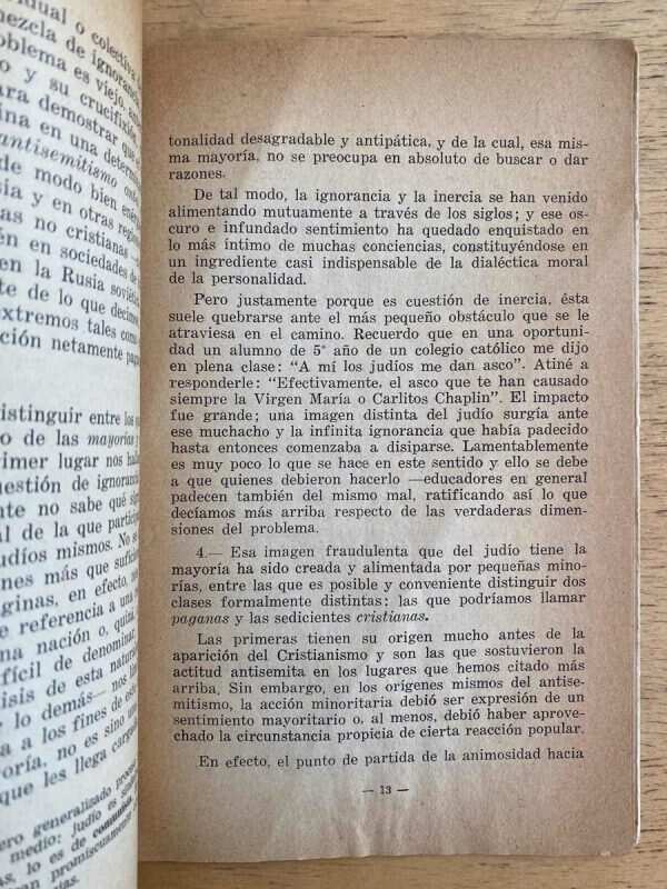 Antisemitismo Y Cristianismo - Garcia Venturini, Jorge (k4) - Image 3