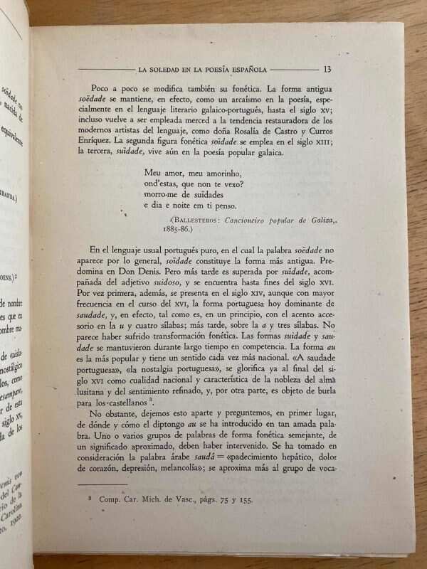La Soledad En La Poesia Española - Vossler, Karl (h4) - Image 3
