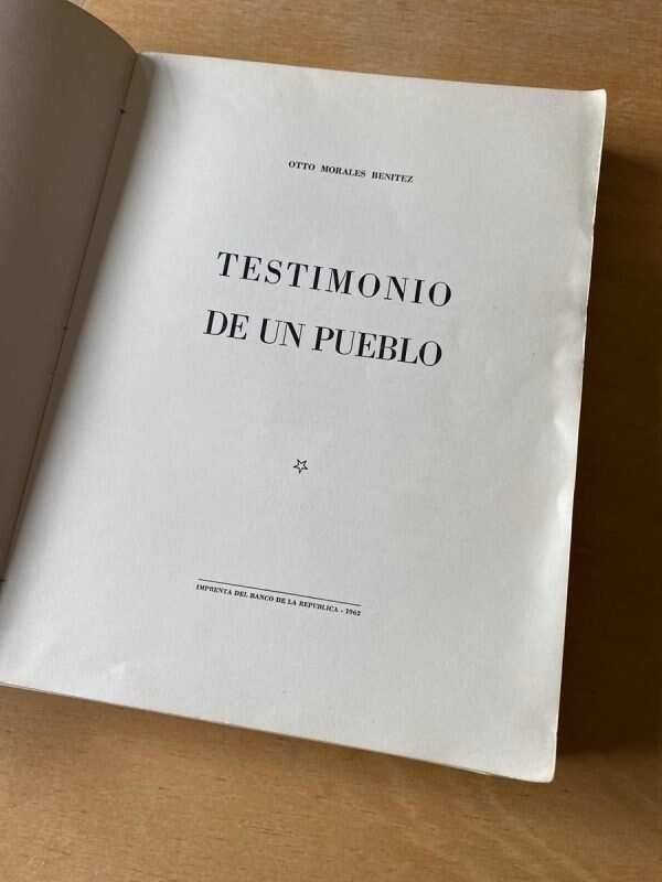 Testimonio De Un Pueblo - Morales Benitez, Otto (C5) - Image 2