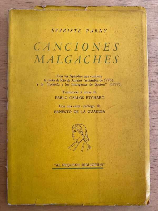 Canciones Malgaches - Parny, Evariste (G5)
