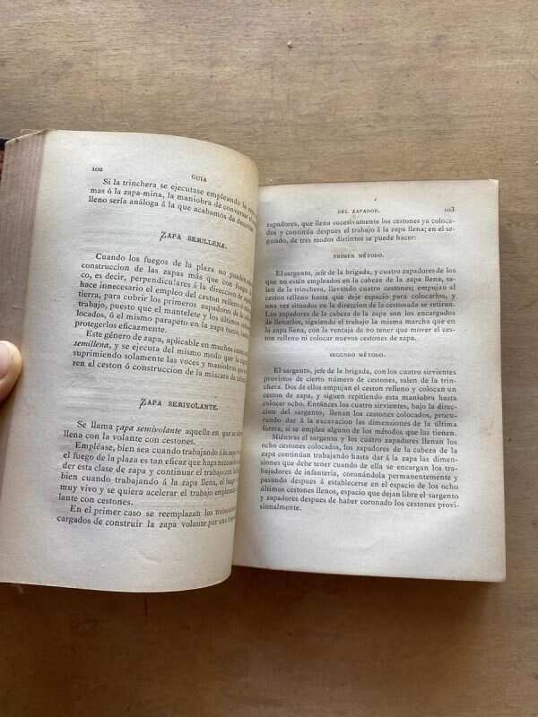 Guia Teorico-Practico Del Zapador De Campa- De Arguelles (W2 - Image 3