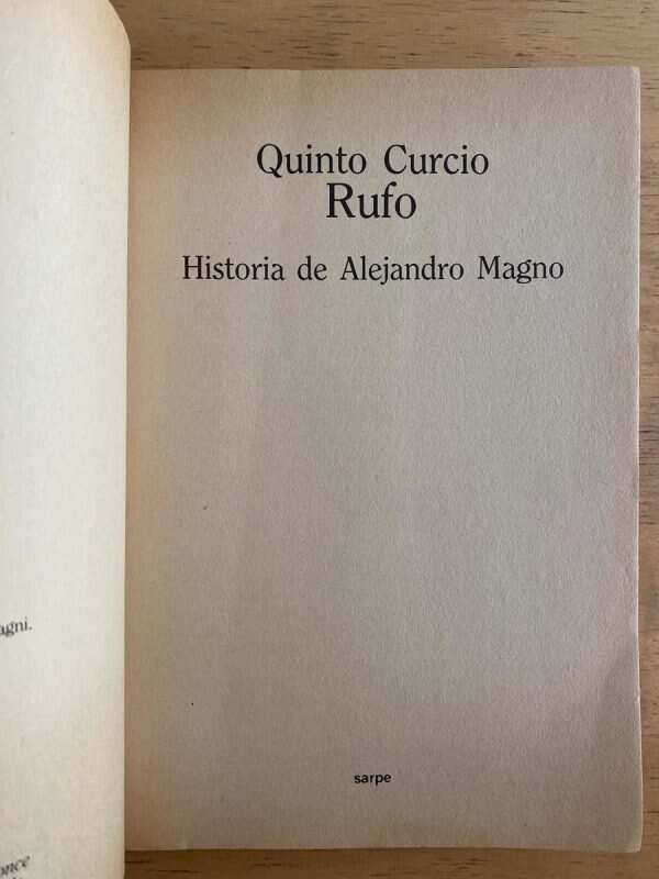 Historia De Alejandro Magno - Quinto Curcio Rufo (j1) - Image 2