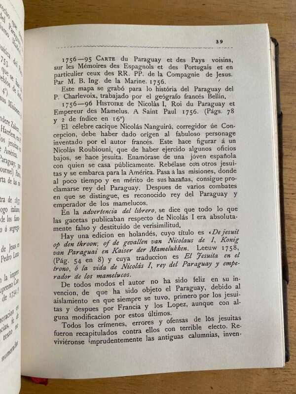 Bibliografia Historica Del Paraguay Y De Mision- Zinny (h2) - Image 2