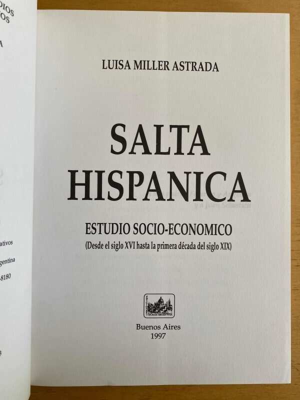 Salta Hispanica - Miller Astrada, Luisa (u6) - Image 2