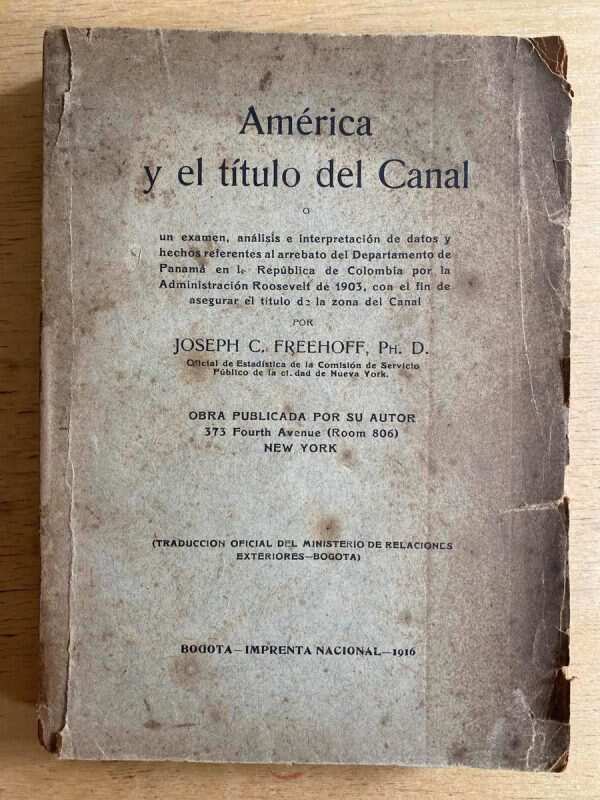 America Y El Titulo Del Canal - Freehoff, Joseph (f3)