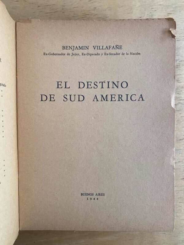 El Destino De Sud America - Villafañe, Benjamin (f3) - Image 2