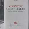 Escritos Sobre El Exilio - Aub, Max (D6) - Image 2