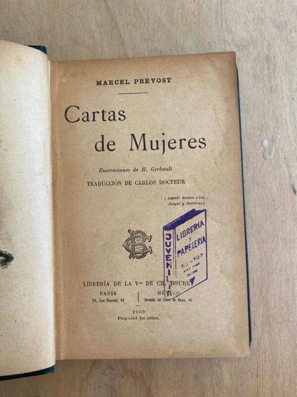 Cartas De Mujeres - Prevost, Marcel (t4) - Image 3