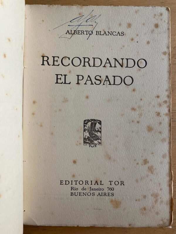 Recordando El Pasado - Blancas, Alberto (h6) - Image 2
