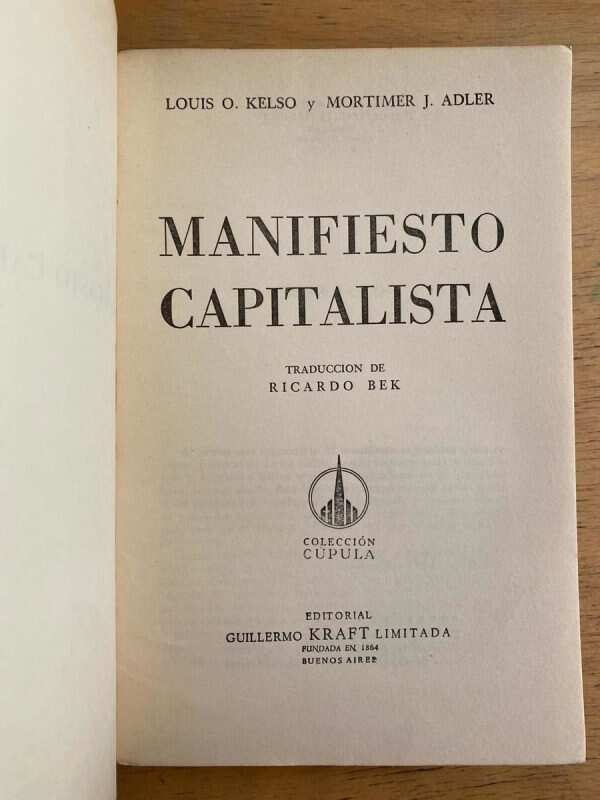 Manifiesto Capitalista - Kelso; Adler (j2) - Image 2