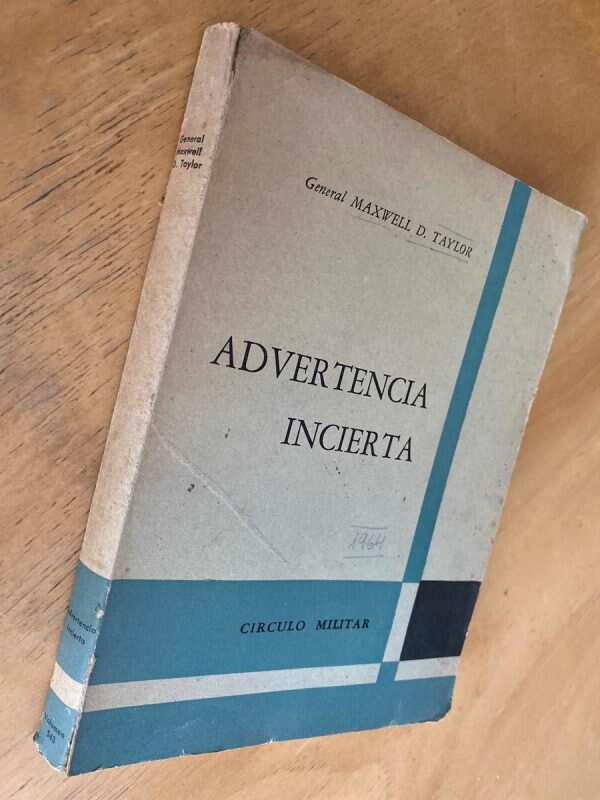 Advertencia Incierta - Taylor, Maxwell (k4) - Image 4