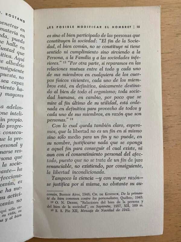 Es Posible Modificar El Hombre - Rostand, Jean (h1) - Image 3